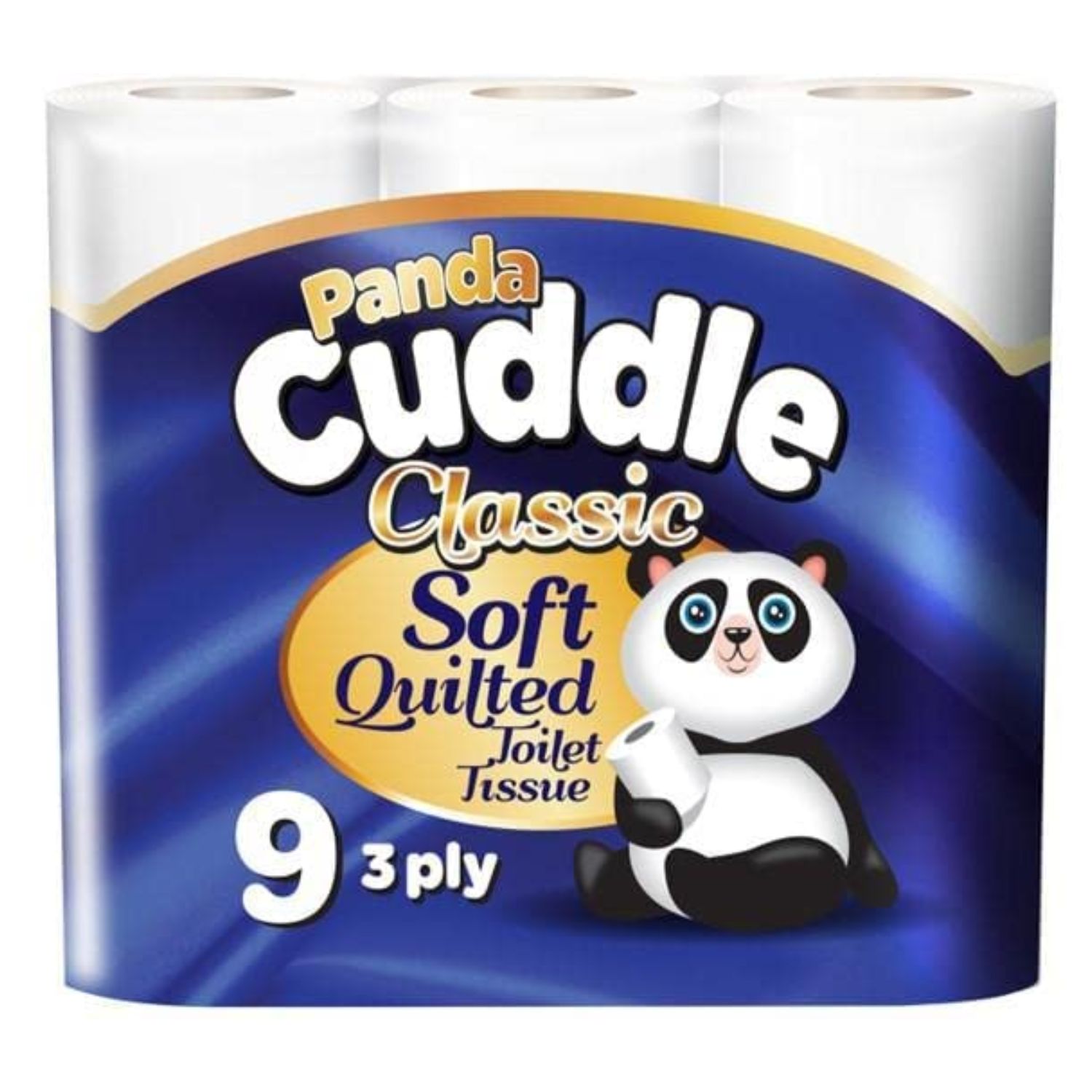 Panda Toilet Roll 3ply 9 Rolls